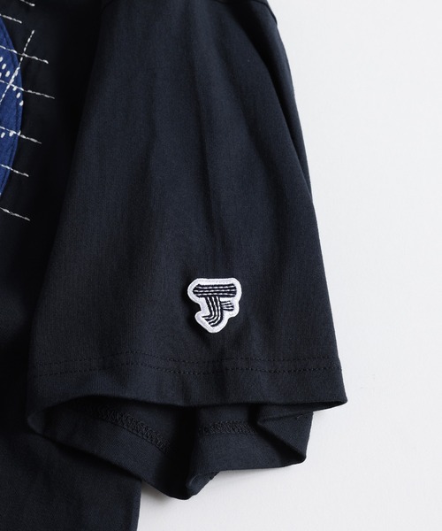 FDMTL(ファンダメンタル)の「FDMTL/ファンダメンタル/CIRCLE SASHIKO TEE(Tシャツ/カットソー・メンズ・ホワイト/ネイビー・4/3/2/1)」の9枚目の写真