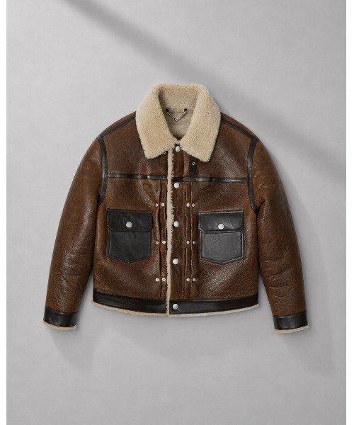 KENZO/ケンゾー】SHEARLING TRUCKER JACKET（ムートンコート）｜THE