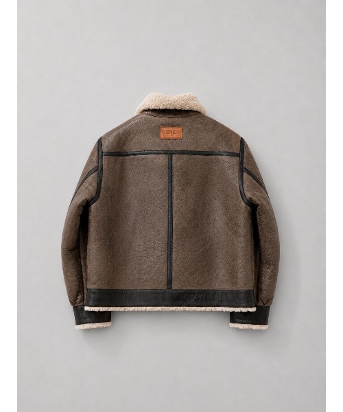 THE TOKYO(ザトウキョウ)の「【KENZO/ケンゾー】SHEARLING TRUCKER JACKET(ムートンコート・メンズ・ダークブラウン・MEDIUM/LARGE/X-LARGE)」の6枚目の写真