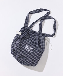 BetterDays studio × FREAK'S STORE ドローストリング チェック トートバッグ