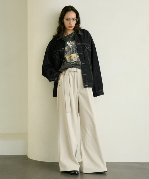PBLIM(ページボーイリム)の「《UNISEX》コーデュロイベルトパンツ(その他パンツ・レディース・クリーム/チャコールグレー・LARGE/MEDIUM)」の21枚目の写真