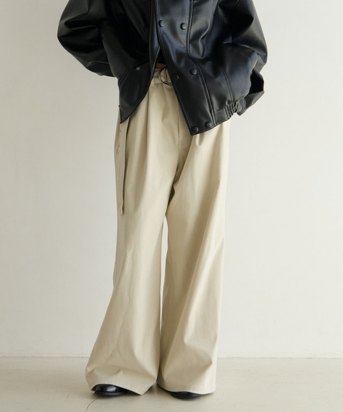 PBLIM(ページボーイリム)の「《UNISEX》コーデュロイベルトパンツ(その他パンツ・レディース・クリーム/チャコールグレー・LARGE/MEDIUM)」の12枚目の写真
