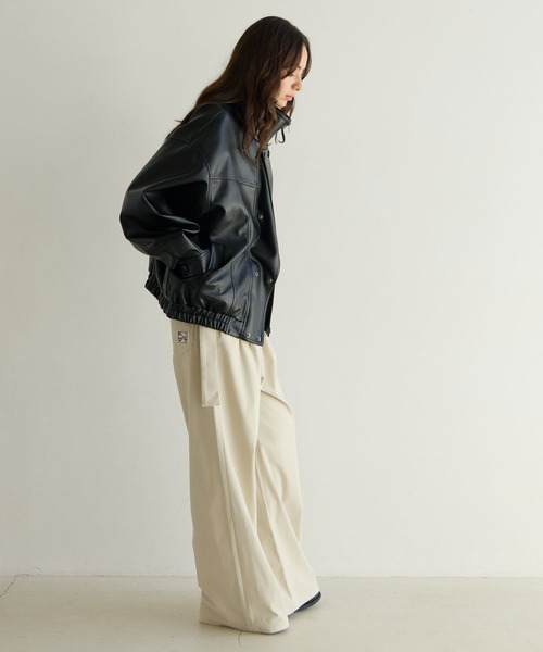 PBLIM(ページボーイリム)の「《UNISEX》コーデュロイベルトパンツ(その他パンツ・レディース・クリーム/チャコールグレー・LARGE/MEDIUM)」の16枚目の写真