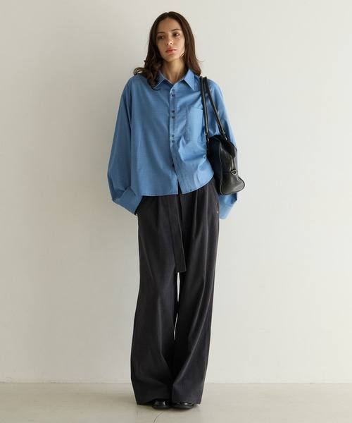PBLIM(ページボーイリム)の「《UNISEX》コーデュロイベルトパンツ(その他パンツ・レディース・クリーム/チャコールグレー・LARGE/MEDIUM)」の8枚目の写真