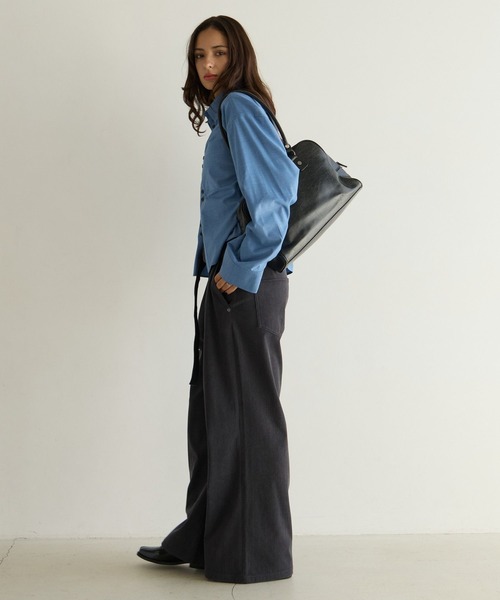 PBLIM(ページボーイリム)の「《UNISEX》コーデュロイベルトパンツ(その他パンツ・レディース・クリーム/チャコールグレー・LARGE/MEDIUM)」の9枚目の写真