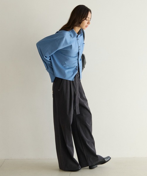 PBLIM(ページボーイリム)の「《UNISEX》コーデュロイベルトパンツ(その他パンツ・レディース・クリーム/チャコールグレー・LARGE/MEDIUM)」の10枚目の写真