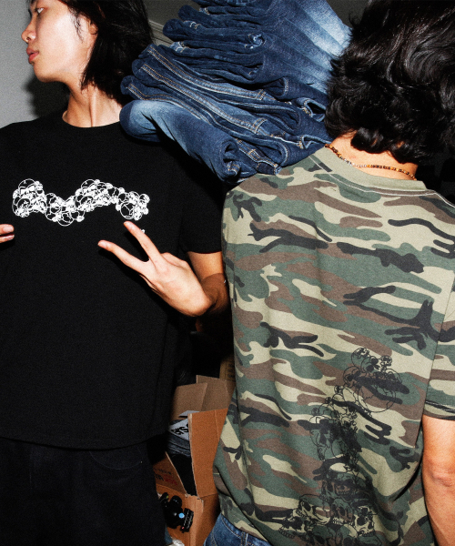 ERSCO(イーアルエスコ)の「スカルファイルカモTシャツ_カーキ(Tシャツ/カットソー・レディース・その他・X-LARGE/MEDIUM/LARGE)」の6枚目の写真