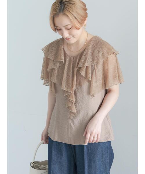 Ruffle Lace blouse — кружевная блузка с оборками