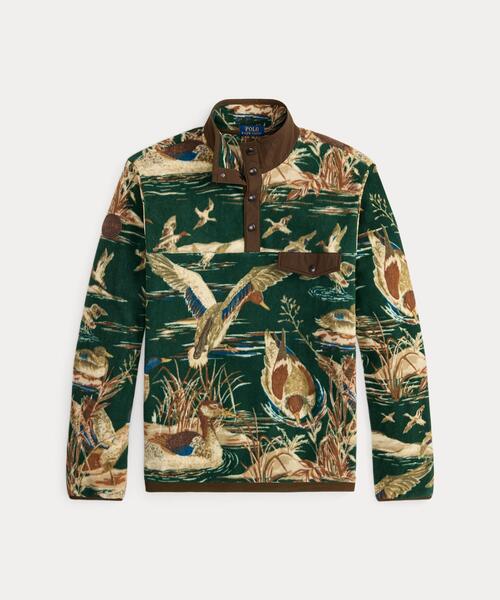 POLO RALPH LAUREN(ポロ ラルフ ローレン)の「ダックプリント ブラッシュド フリース プルオーバー(その他トップス・メンズ・グリーン・L/M/S/XS)」の2枚目の写真