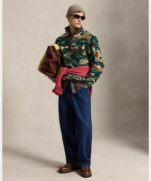 POLO RALPH LAUREN(ポロ ラルフ ローレン)の「ダックプリント ブラッシュド フリース プルオーバー(その他トップス・メンズ・グリーン・L/M/S/XS)」の3枚目の写真