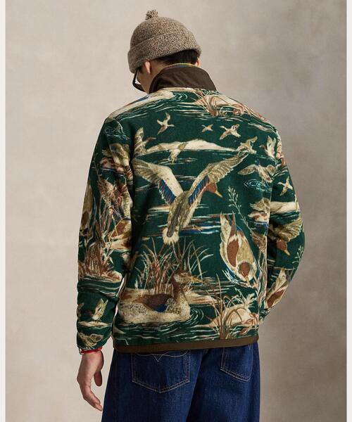 POLO RALPH LAUREN(ポロ ラルフ ローレン)の「ダックプリント ブラッシュド フリース プルオーバー(その他トップス・メンズ・グリーン・L/M/S/XS)」の4枚目の写真