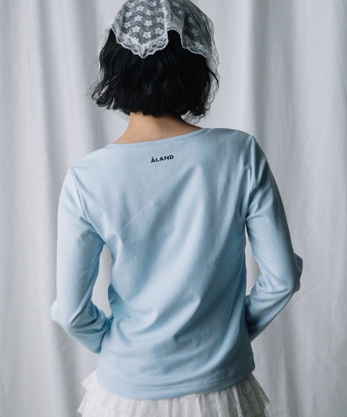 ALAND(エーランド)の「【UNISEX】ALAND×UMBRO/アソートヘンリーネックカットソー(Tシャツ/カットソー・レディース・オフホワイト/ブラック/グレー/ブルー・LARGE/SMALL)」の12枚目の写真