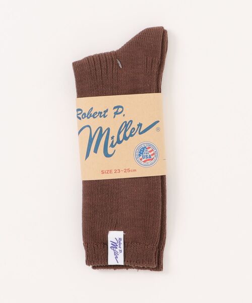 NOMINE（ノミネ）の「Miller 1P Socks -crew-（ネックレス・レディース・ボルドー/ブラウン/ダークネイビー・フリー）」の2枚目の写真