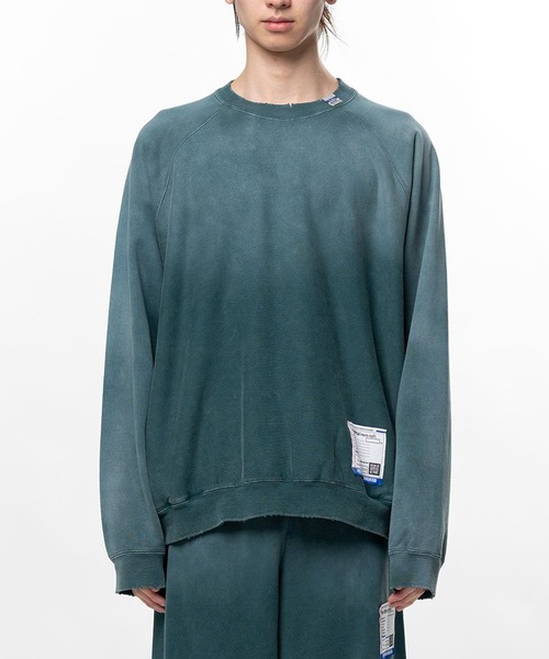 In・stru(men-tal).(インストルメンタル)の「【in・stru(men-tal).】FRENCH TERRY DISTRESSED PULLOVER(スウェット・メンズ・ブラック/レッド/タン/グリーン・46/48)」の4枚目の写真