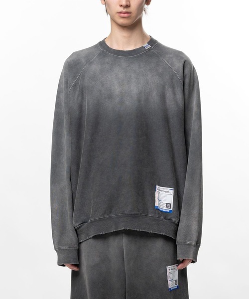 In・stru(men-tal).(インストルメンタル)の「【in・stru(men-tal).】FRENCH TERRY DISTRESSED PULLOVER(スウェット・メンズ・ブラック/レッド/タン/グリーン・46/48)」の2枚目の写真