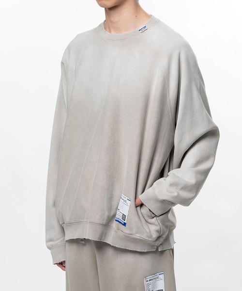 In・stru(men-tal).(インストルメンタル)の「【in・stru(men-tal).】FRENCH TERRY DISTRESSED PULLOVER(スウェット・メンズ・ブラック/レッド/タン/グリーン・46/48)」の14枚目の写真