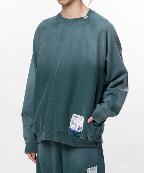 In・stru(men-tal).(インストルメンタル)の「【in・stru(men-tal).】FRENCH TERRY DISTRESSED PULLOVER(スウェット・メンズ・ブラック/レッド/タン/グリーン・46/48)」の6枚目の写真