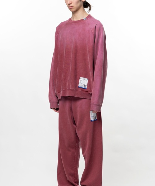 In・stru(men-tal).(インストルメンタル)の「【in・stru(men-tal).】FRENCH TERRY DISTRESSED PULLOVER(スウェット・メンズ・ブラック/レッド/タン/グリーン・46/48)」の8枚目の写真