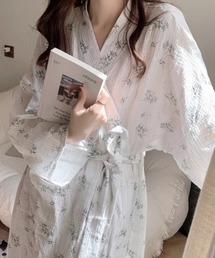 Ritzy（リッツィー）の「ボタニカル総柄ローブルームウェア（ルームウェア/パジャマ）」