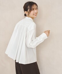 イージーケア バンドカラーシャツ