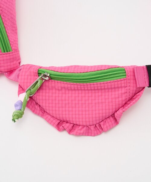 HELLO.SANFRANCISCO(ハローサンフランシスコ)の「【HELLO.SANFRANCISCO/ハローサンフランシスコ】リップフリルコンビウエストBAG(ボディバッグ/ウエストポーチ・レディース・ブルー/ピンク・ONE SIZE)」の22枚目の写真
