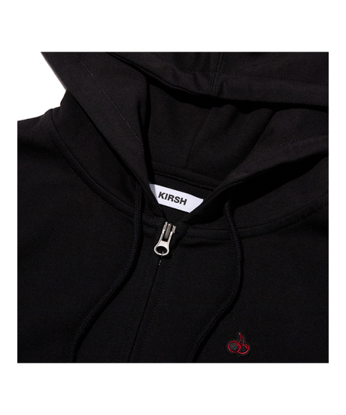 KIRSH（キルシー）の「プレーンスリムフィットフードジップアップ[ブラック]（パーカー・レディース・その他・SMALL/MEDIUM）」の4枚目の写真