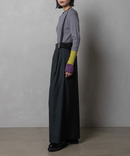 MARECHAL TERRE（マルシャルテル）の「サロペットパンツ（サロペット/オーバーオール・レディース・ブラック/グリーン/ベージュ/グレー・MEDIUM）」の5枚目の写真