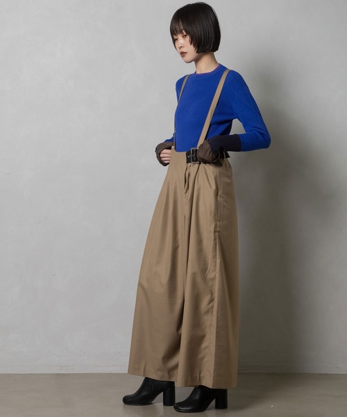 MARECHAL TERRE（マルシャルテル）の「サロペットパンツ（サロペット/オーバーオール・レディース・ブラック/グリーン/ベージュ/グレー・MEDIUM）」の11枚目の写真