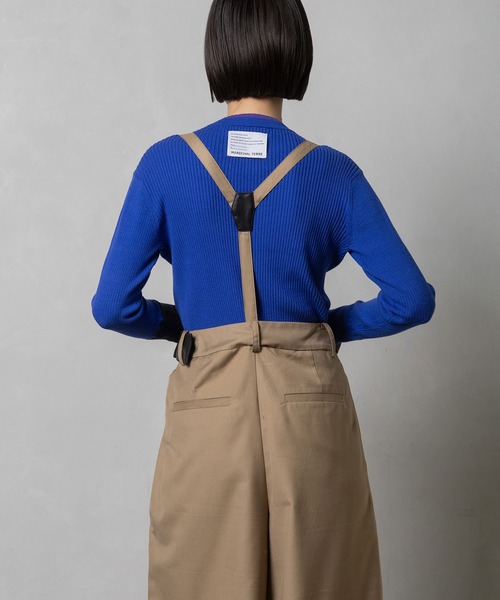 MARECHAL TERRE（マルシャルテル）の「サロペットパンツ（サロペット/オーバーオール・レディース・ブラック/グリーン/ベージュ/グレー・MEDIUM）」の13枚目の写真