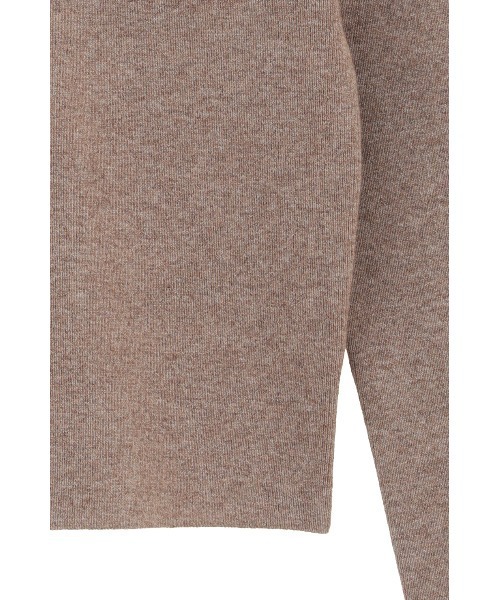 CLANE(クラネ)の「【CLANE/クラネ】2WAY FRILL V NECK KNIT TOPS/2WAYフリルVネックニットトップス(ニット/セーター・レディース・ベージュ/グレー/ブラック・1)」の8枚目の写真