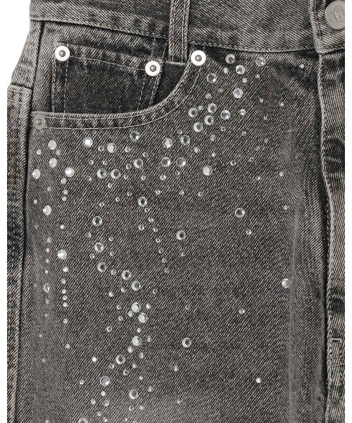 THINGS THAT MATTER(シングス ザット マター)の「SPARKLE DENIM PANTS/スパークルデニムパンツ(デニムパンツ・レディース・ブルー/ブラック・1/2)」の11枚目の写真
