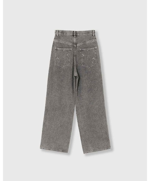 THINGS THAT MATTER(シングス ザット マター)の「SPARKLE DENIM PANTS/スパークルデニムパンツ(デニムパンツ・レディース・ブルー/ブラック・1/2)」の12枚目の写真