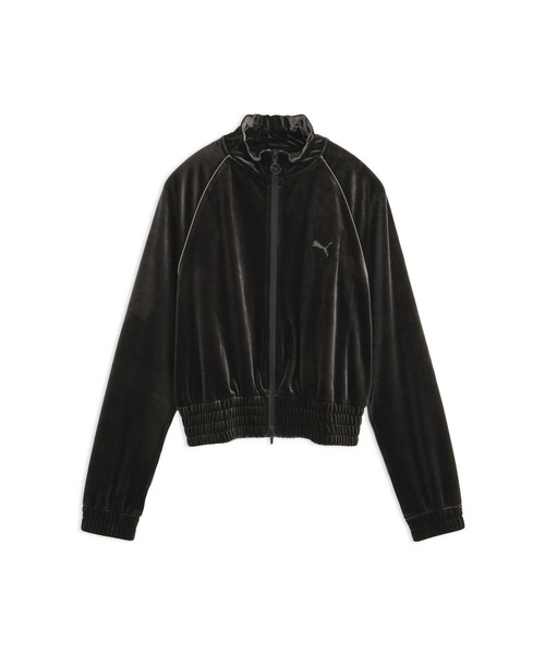 emmi×PUMA ベロアジャージ PUMA プーマ ウィメンズ PUMA x emmi ベロア ショート トラック
