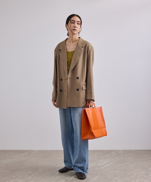 SALON adam et rope'(サロン アダム エ ロペ)の「ビジューメッシュベロアタンク / セットアップ対応(タンクトップ・レディース・ブラック/イエロー系その他5・FREE)」の6枚目の写真