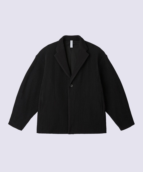 CFCL(シーエフシーエル)の「【CFCL】HYPHA TAILORED COCOON JACKET(テーラードジャケット・メンズ・ブラウン/ブラック・5/3)」の2枚目の写真