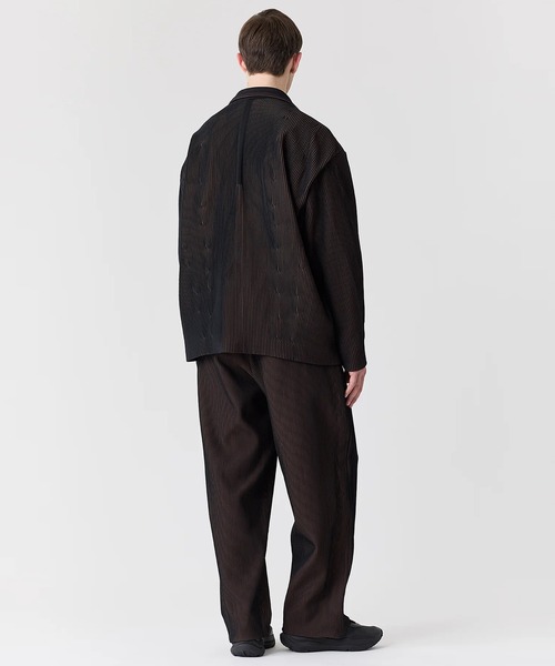 CFCL(シーエフシーエル)の「【CFCL】HYPHA TAILORED COCOON JACKET(テーラードジャケット・メンズ・ブラウン/ブラック・5/3)」の6枚目の写真