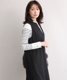 ウールライクジャンパースカート/洗濯機で洗える/WEB限定サイズあり