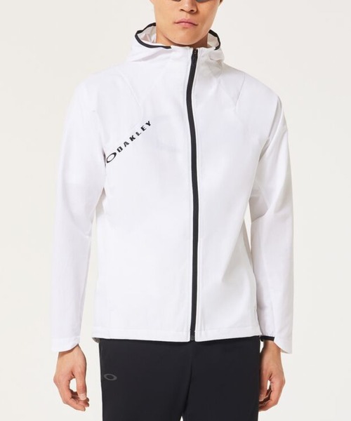 OAKLEY(オークリー)の「オークリー ENHANCE TECH DRYSHELL JACKET 1.0/パーカー/スポーツ・トレーニング/メンズ/OAKLEY(ブルゾン・メンズ・ブラック/ホワイト・XS/XL/L/M/S)」の2枚目の写真