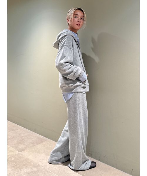 emmi(エミ)の「【NIKE】Studio Fleece Lightweight "French Terry" Women's Mid-Rise Wide-Leg Pants(その他パンツ・レディース・グレー・M/S)」の5枚目の写真