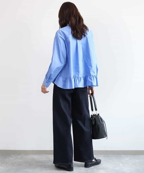 MK MICHEL KLEIN（エムケーミッシェルクラン）の「[2way]バケツ型巾着バッグ（ショルダーバッグ・レディース・サンドベージュ/ブラック・38）」の19枚目の写真