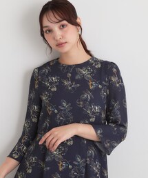 Sunauna（スーナウーナ）の「【手洗い可／日本製】花柄ワンピース（ワンピース）」