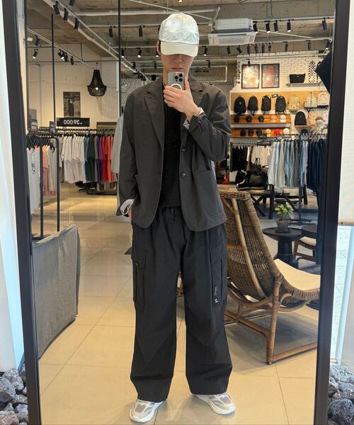 LIFE WORK(ライフワーク)の「ルーズフィットツーボタンブレザー(テーラードジャケット・メンズ・ブラック/グレー・MEDIUM/LARGE)」の11枚目の写真