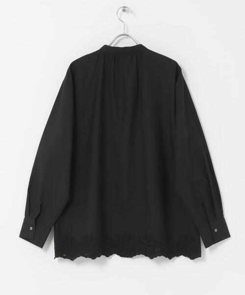 URBAN RESEARCH DOORS(アーバンリサーチドアーズ)の「裾スカラップレースブラウス(シャツ/ブラウス・レディース・オフホワイト/ブラック・FREE)」の18枚目の写真