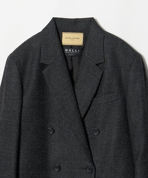UNITED ARROWS(ユナイテッドアローズ)の「BALLI テーラードジャケット(テーラードジャケット・レディース・ダークグレー・36/34/38)」の3枚目の写真