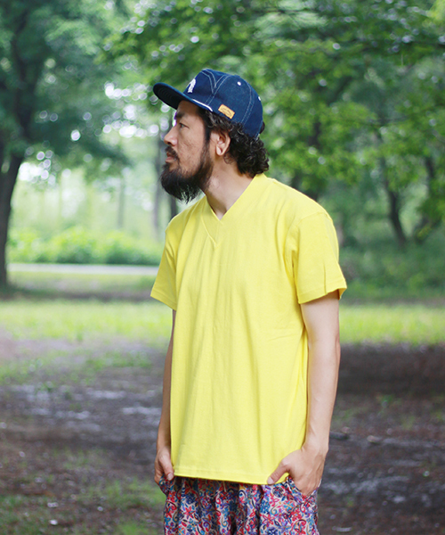 【ネイタルデザイン】Vネック ヘンプティ ヘヴィ-/V-NECK HEMP TEE HEAVY（Tシャツ/カットソー）｜NATAL DESIGN（ネイタルデザイン）