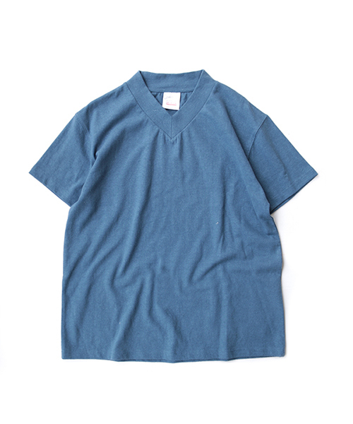 NATAL DESIGN(ネイタルデザイン)の「【ネイタルデザイン】Vネック ヘンプティ ヘヴィ-/V-NECK HEMP TEE HEAVY (Tシャツ/カットソー・メンズ・ナチュラル/ネイビー/ブラック/ブルー系その他/ブラック系その他/バイオレット/グリーン・MEDIUM/X-SMALL/SMALL/LARGE/X-LARGE)」の12枚目の写真