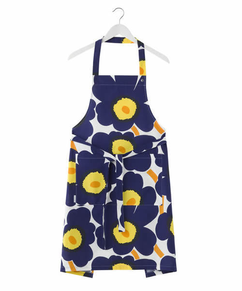 marimekko（マリメッコ）の「PIENI UNIKKO / Apron（エプロン・レディース・ダークブルー/ブルー系その他/オレンジ系その他/レッド系その他/ライラック/イエロー/ブルー/グリーン/イエロー×グレー/レッド/サックスブルー/カーキ/ブラウン/パープル/ブラック/ホワイト/ライトブルー/ワインレッド/ピンク/モスグリーン/ダークグリーン/ネイビー/ボルドー/オレンジ/スカイブルー/ホワイト系その他・FREE）」の16枚目の写真