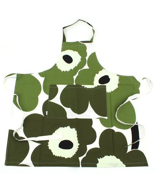 marimekko（マリメッコ）の「PIENI UNIKKO / Apron（エプロン・レディース・ダークブルー/ブルー系その他/オレンジ系その他/レッド系その他/ライラック/イエロー/ブルー/グリーン/イエロー×グレー/レッド/サックスブルー/カーキ/ブラウン/パープル/ブラック/ホワイト/ライトブルー/ワインレッド/ピンク/モスグリーン/ダークグリーン/ネイビー/ボルドー/オレンジ/スカイブルー/ホワイト系その他・FREE）」の7枚目の写真