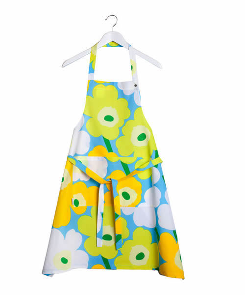marimekko（マリメッコ）の「PIENI UNIKKO / Apron（エプロン・レディース・ダークブルー/ブルー系その他/オレンジ系その他/レッド系その他/ライラック/イエロー/ブルー/グリーン/イエロー×グレー/レッド/サックスブルー/カーキ/ブラウン/パープル/ブラック/ホワイト/ライトブルー/ワインレッド/ピンク/モスグリーン/ダークグリーン/ネイビー/ボルドー/オレンジ/スカイブルー/ホワイト系その他・FREE）」の13枚目の写真