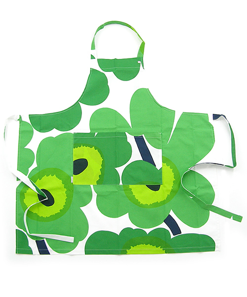 marimekko（マリメッコ）の「PIENI UNIKKO / Apron（エプロン・レディース・ダークブルー/ブルー系その他/オレンジ系その他/レッド系その他/ライラック/イエロー/ブルー/グリーン/イエロー×グレー/レッド/サックスブルー/カーキ/ブラウン/パープル/ブラック/ホワイト/ライトブルー/ワインレッド/ピンク/モスグリーン/ダークグリーン/ネイビー/ボルドー/オレンジ/スカイブルー/ホワイト系その他・FREE）」の8枚目の写真